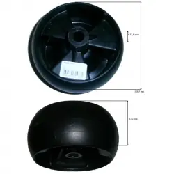 Top produkt - KOŁO DECKU KOSIARKI MTD 734-04155