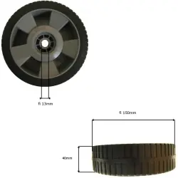 Oferta specjalna - KOŁO 150MM PRZEDNIE NAC WR6503 WR*650340134