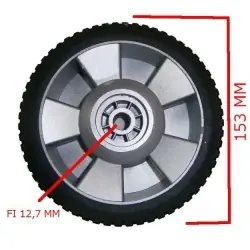 Oferta - KOŁO 150MM JEZDNE PRZÓD/TYŁ/ DY164 BEZ DEKIELKA