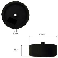 KOŁO 125MM KOSIARKI KABIT EM-PRZEDNIE | Obniżka
