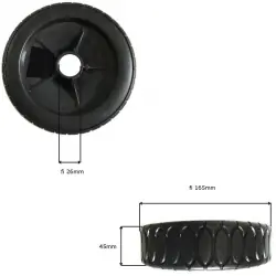 Bezpośrednio z fabryki - ?KOŁO 170MM CASTEL GARDEN CA430 434 534 PRZÓD D/O