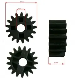 ZĘBATKA NAPĘDOWA STIGA MULTICLIP /OTWÓR 12,7MM 17Z | Hit cenowy