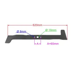 Top produkt - LISTWA TNĄCA 620 MM CASTEL GARDEN MIELĄCA PRAWA