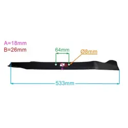LISTWA TNĄCA 533 MM MTD ZAMIENNIK 742-0641 - Outlet