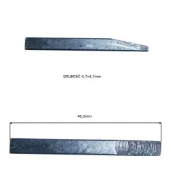 Produkt wysokiej jakości - ?KLIN WPUST UCHWYTU NOŻA DAYE 46,5x4,7x4,7MM
