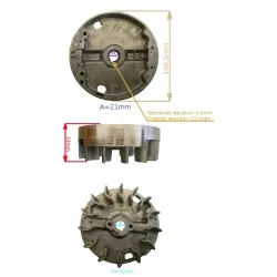 Jakość premium | KOŁO MAGNESOWE BRIGGS 500E 590544