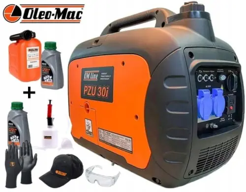 Profesjonalna jakość | Inwerterowy agregat prądotwórczy Oleo-Mac PZU 30I 2,5kW 230V