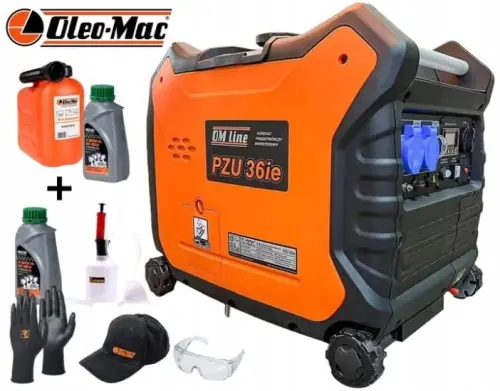 Inwerterowy agregat prądotwórczy Oleo-Mac PZU 36IE 3,3kW 230V - Megacena