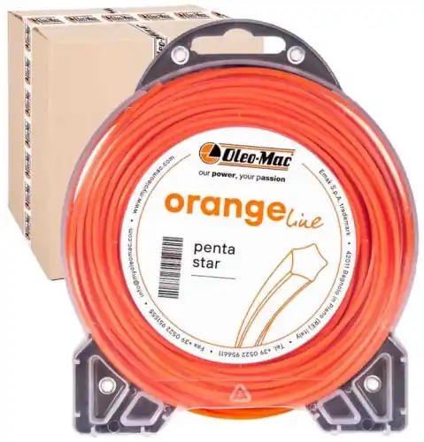 Produkt premium | Źyłka tnąca Oleo-Mac penta gwiazdka 2.7 mm x 15 m