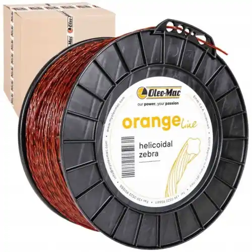 Rabat | Źyłka tnąca Oleo-Mac spiralna zebra 2.7 mm x 215 m